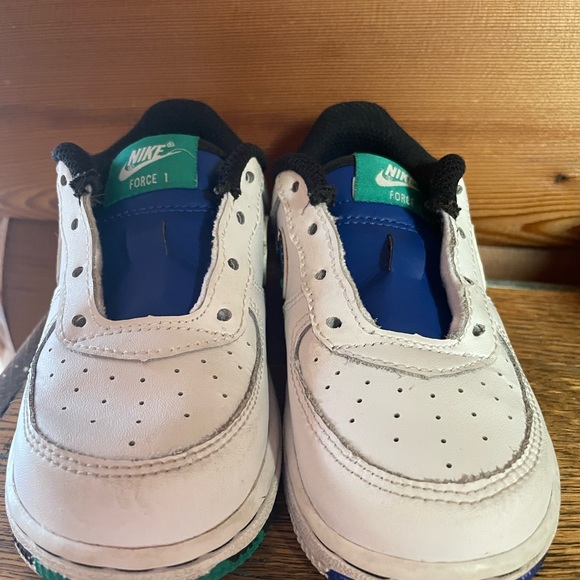 Nike Air Force 1 Low GS 'Crayon White Multi' Sz 7C - Picture 5 of 10